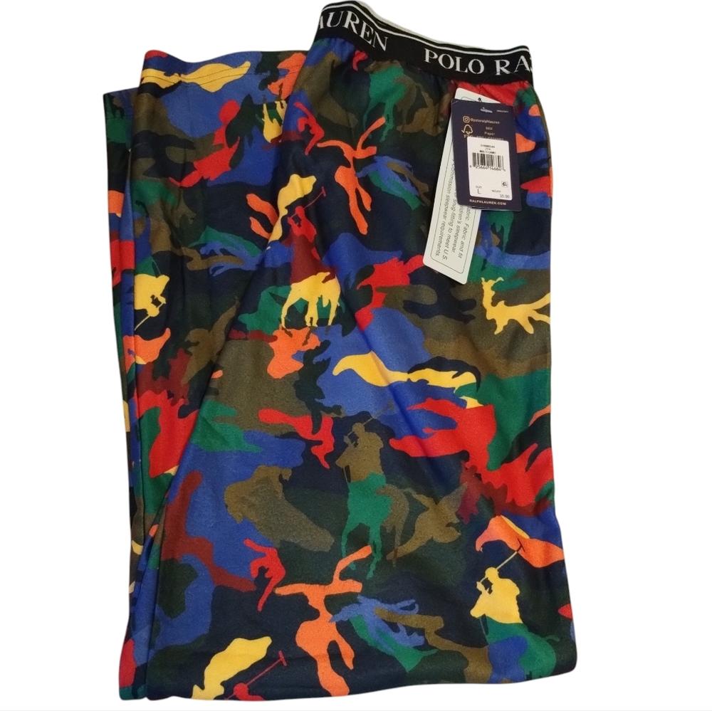 Polo by Ralph Lauren Logo Camo Lounge Youth Sleep Pants
